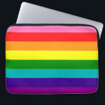 Rainbow LGBT gay flag Electronics Bag Laptop Sleeve<br><div class="desc">Rainbow LGBT gay flag Electronics Bag</div>