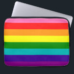 Rainbow LGBT gay flag Electronics Bag Laptop Sleeve<br><div class="desc">Rainbow LGBT gay flag Electronics Bag</div>