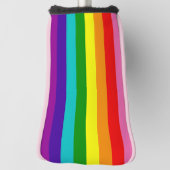 Rainbow LGBT gay flag Golf Head Hoesje Golfheadcover (Draai 90)