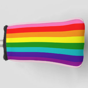 Rainbow LGBT gay flag Golf Head Hoesje Golfheadcover