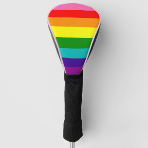Rainbow LGBT gay flag Golf Head Hoesje Golfheadcover