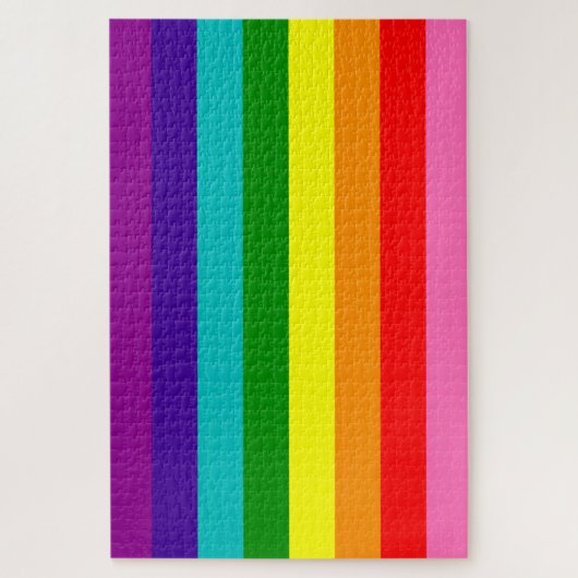 Rainbow LGBT gay flag Puzzle Legpuzzel (Verticaal)