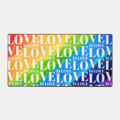 Rainbow LGBT Gay Pride Bureaumat (Voorkant)