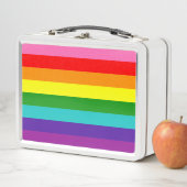 Rainbow LGBT gay vlag Metal Lunchbox (In situ)