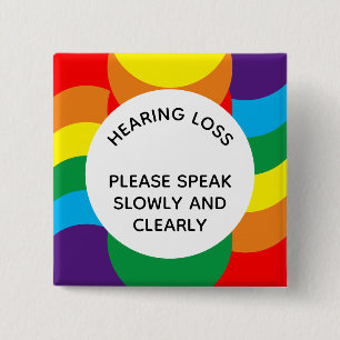 Rainbow LGBT+ geometrische harde schijf van 2 inch Vierkante Button 5,1 Cm