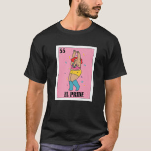 Rainbow LGBT Lottery Design - Mexicaanse Bingo El T-shirt