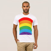 Rainbow LGBT-Mannen T-shirt (Voorkant volledig)