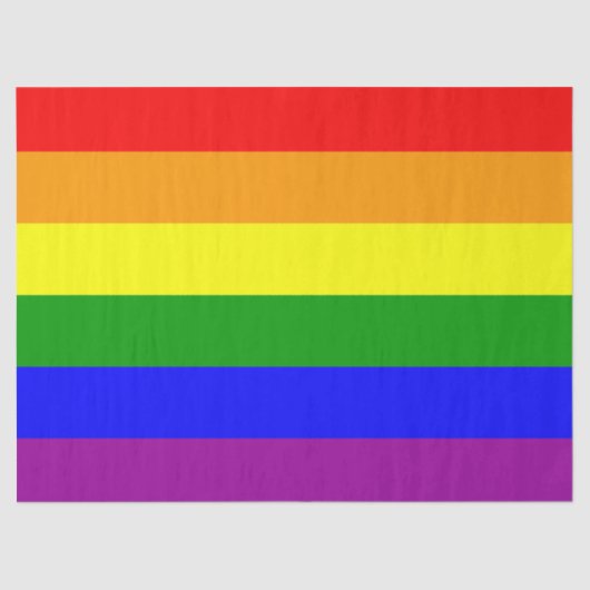 Rainbow LGBT+ ontkoppeling Tissuepapier (Voorkant)
