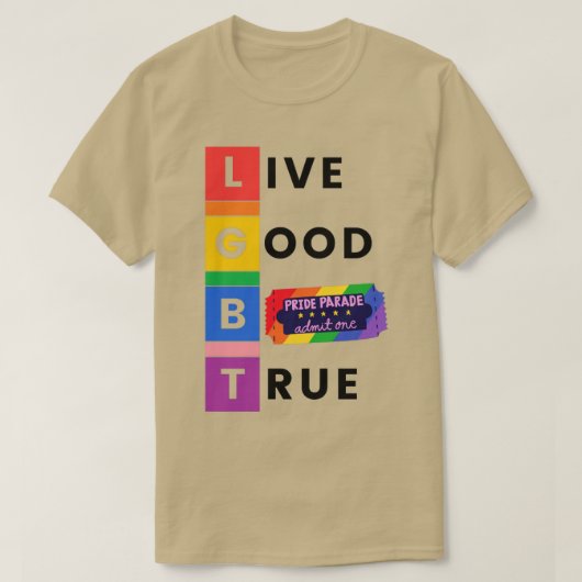 Rainbow Lgbt Pride T-shirt (Design voorkant)
