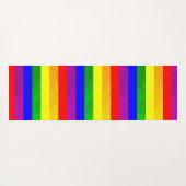 Rainbow LGBT Pride Yoga Mat (Achterkant (horizontaal))