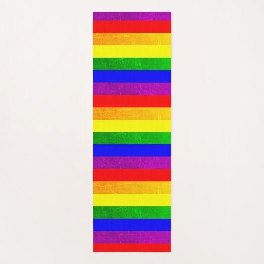 Rainbow LGBT Pride Yoga Mat (Voorkant)