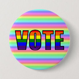 Rainbow LGBT Vote Button
