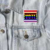 Rainbow LGBT Vote Button (In situ)