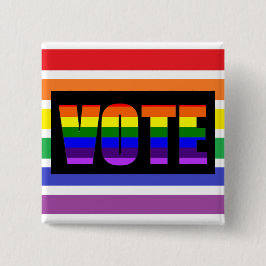 Rainbow LGBT Vote Button