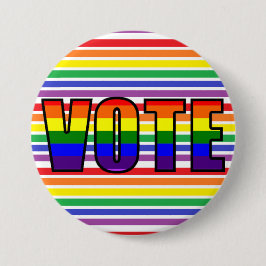 Rainbow LGBT Vote Button