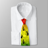 Rainbow LGBTQ Pride Black Cat beroemd gemaakt door Stropdas (Gebonden)