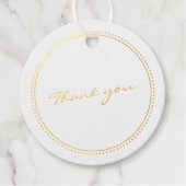 Rainbow LGBTQ Pride Flag Folie Favor Gift Label (Voorkant)