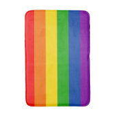 Rainbow LGBTQ+ Pride Flag, Gay Pride Colors Badmat (Voorkant Verticaal)