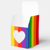 Rainbow LGBTQ+ Pride Flag, Gay Pride Colors Bedankdoosjes (Geopend)