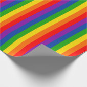 Rainbow LGBTQ+ Pride Flag, Gay Pride Colors Cadeaupapier (Hoek)