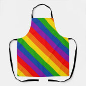 Rainbow LGBTQ+ Pride Flag, Gay Pride Colors Schort (Voorkant)