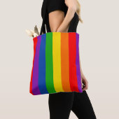 Rainbow LGBTQ+ Pride Flag, Gay Pride Colors Tote Bag (Dichtbij)
