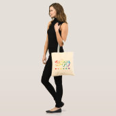 Rainbow LGBTQIA Lesbian Gay Support Tote Bag (Voorkant (model))