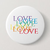 RAINBOW LIEFDE Ronde Pin Button (Voorkant)