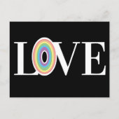 RAINBOW LIEFT DEZELFDE GESLACHT DANK U BRIEFKAART (Voorkant)