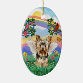 Rainbow Life - Yorkshire Terrier #17 Keramisch Ornament (Rechts)