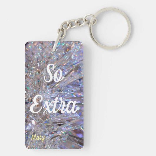 Rainbow Light Crystal Photography SO EXTRA Sleutelhanger (achterkant)