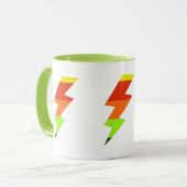 Rainbow Lightning Bolt Mok (Voorkant links)