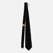 Rainbow Lightning Bolt Ribbon Gay Pride Mannen Stropdas (Achterkant)