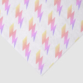 Rainbow Lightning Bolt Tissuepapier (Detail)