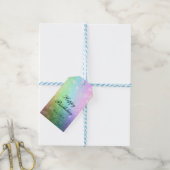 Rainbow Lights Sparkle Tiener Meisje Party Gift La Cadeaulabel (Met Touw)