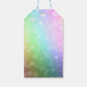 Rainbow Lights Sparkle Tiener Meisje Party Gift La Cadeaulabel (Achterkant)