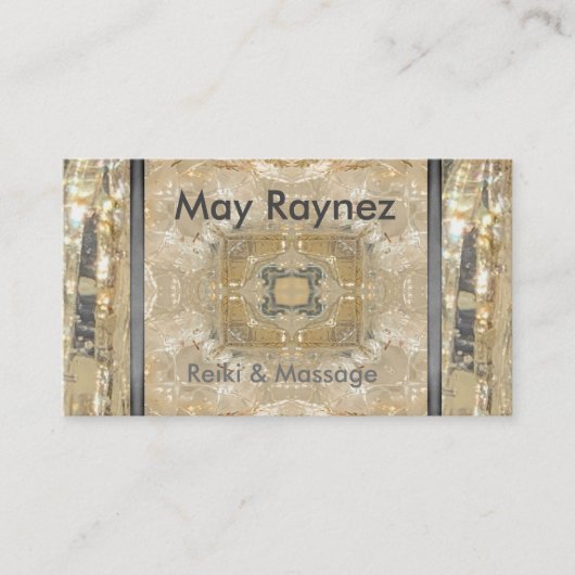 Rainbow LightWorker Reiki Spirituele Visitekaartje (Voorkant)