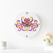 Rainbow Lily en Heart Grote Klok (Huis)