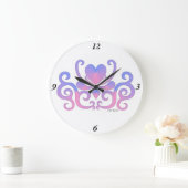 Rainbow Lily en Heart Grote Klok (Huis)