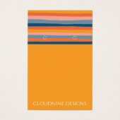 Rainbow Line Earring Ketting Jewelry Display Card Visitekaartje (Voorkant)