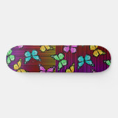 Rainbow Lines Vlinders Persoonlijk Skateboard (Horizontaal)