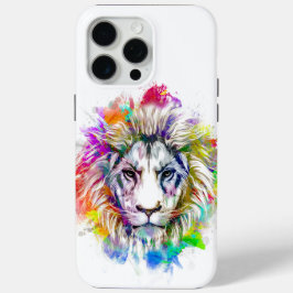 Rainbow Lion iPhone 15 Pro Max Hoesje