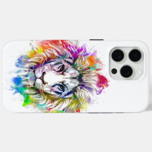 Rainbow Lion Case-Mate iPhone Case (Achterkant (horizontaal))