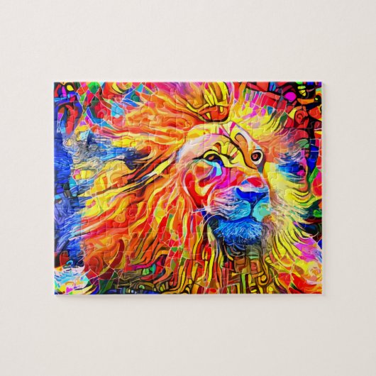 Rainbow Lion Legpuzzel (Horizontaal)