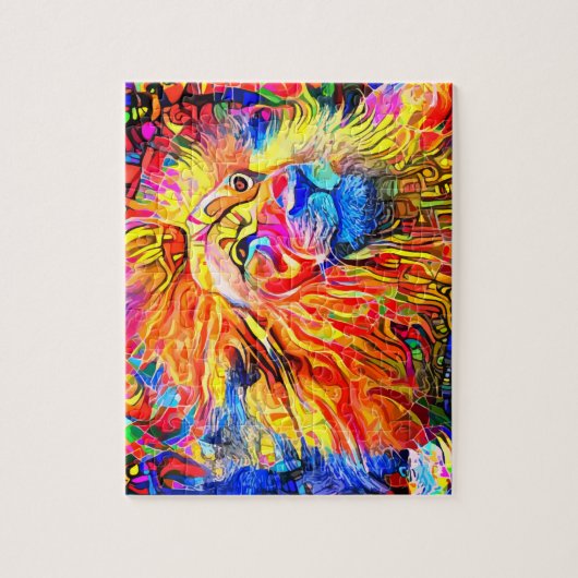 Rainbow Lion Legpuzzel (Verticaal)