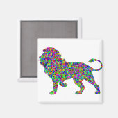 Rainbow Lion Magneet (Voorkant / Achterkant)