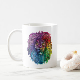 Rainbow Lion Pride Koffiemok