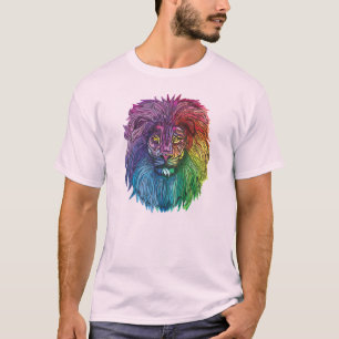 Rainbow Lion Pride T-shirt