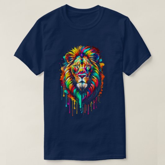 Rainbow Lion Pride T-shirt (Design voorkant)