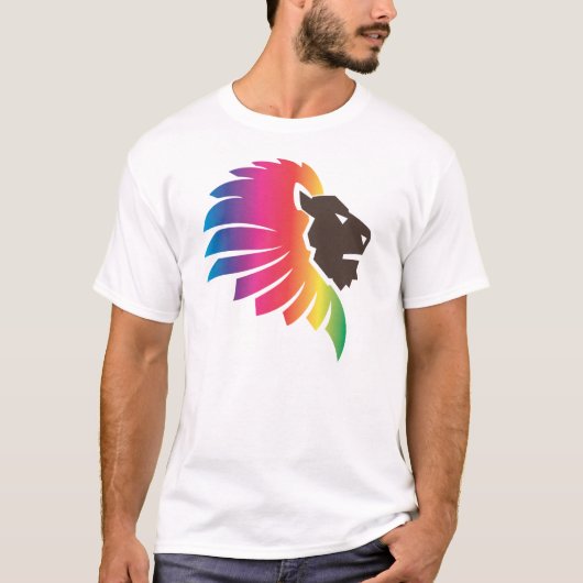 Rainbow Lion T-shirt (Voorkant)
